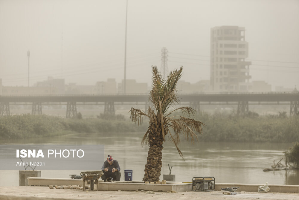 هشدار نارنجی وقوع گرد و غبار در خوزستان