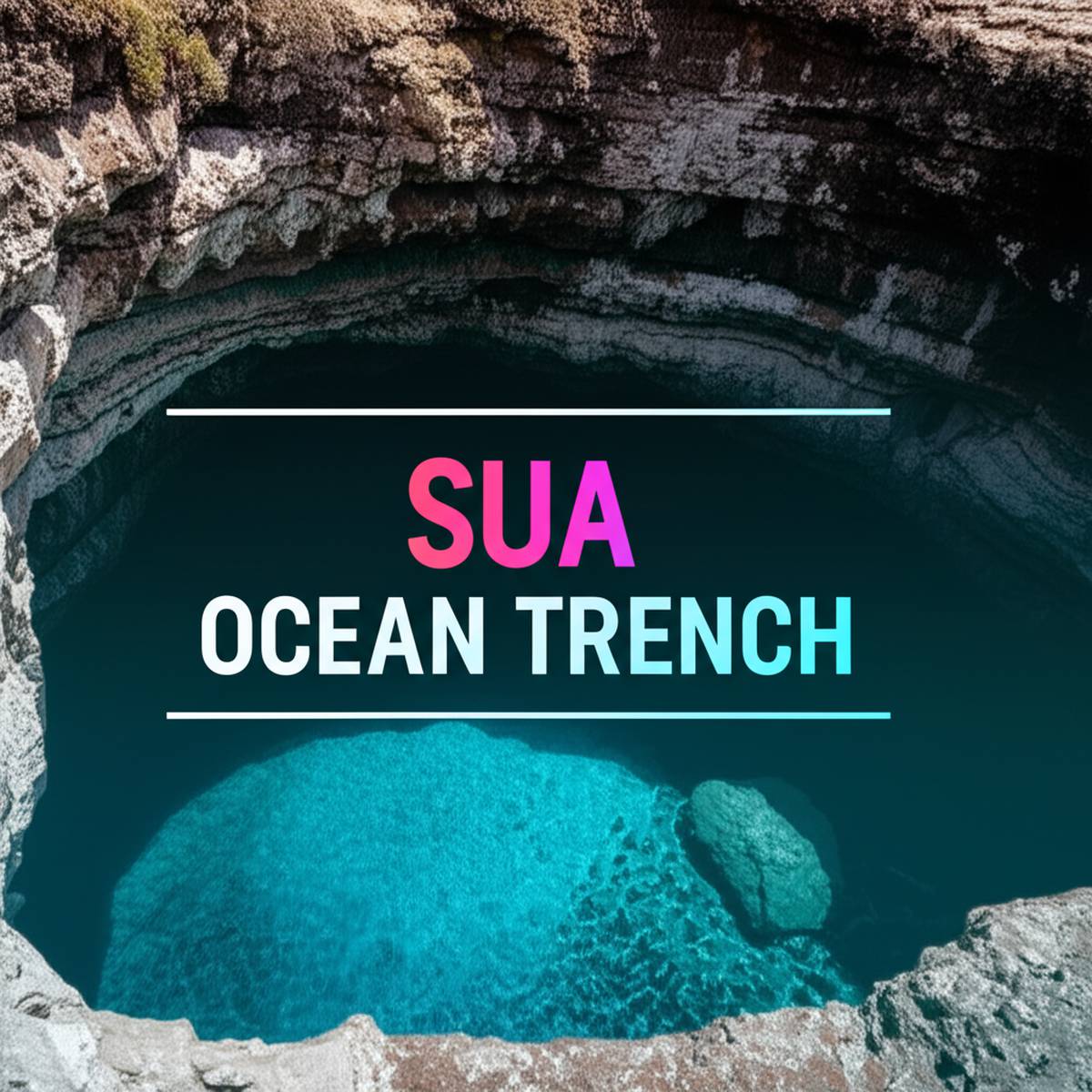 Sua Ocean Trench استخر طبیعی سوآ اوژن ترنچ