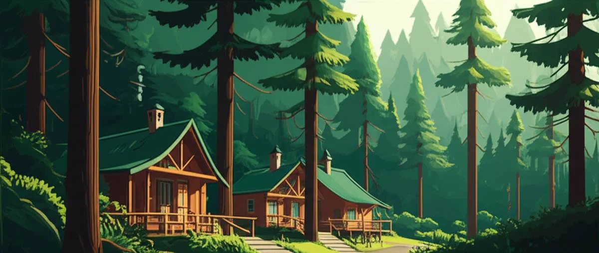 اقامتگاه های جنگل سیاهکل | بهترین کلبه ها و بومگردی ها