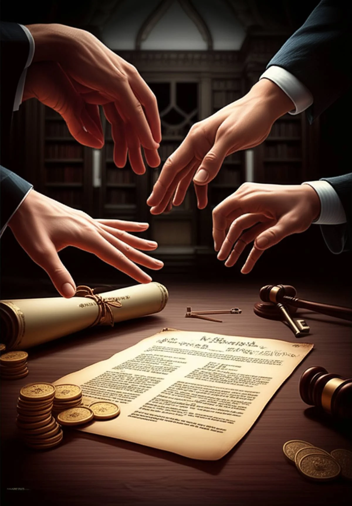 تقسیم ارث با عدم رضایت وراث: راهکارها و مراحل قانونی