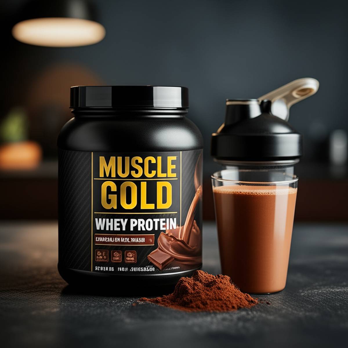 پودر پروتئین وی شیر شکلات ماسل گلد | نقد و بررسی کامل