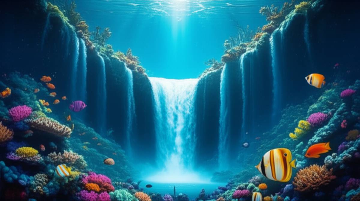 آبشار زیر آب چیست؟ راز این پدیده شگفت انگیز در موریس
