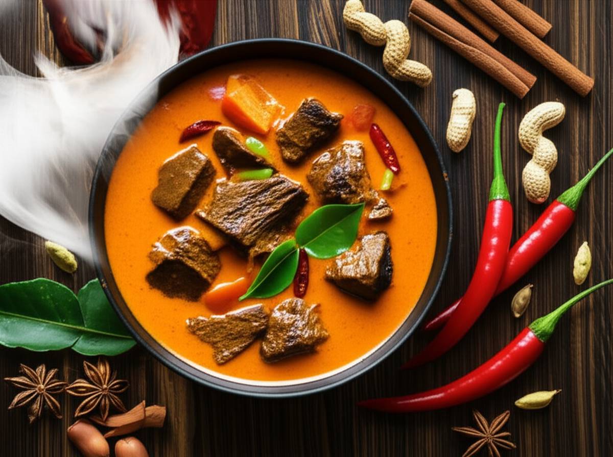 طرز تهیه مسمن کاری بیف اصیل | Massaman Curry آسان و خوشمزه