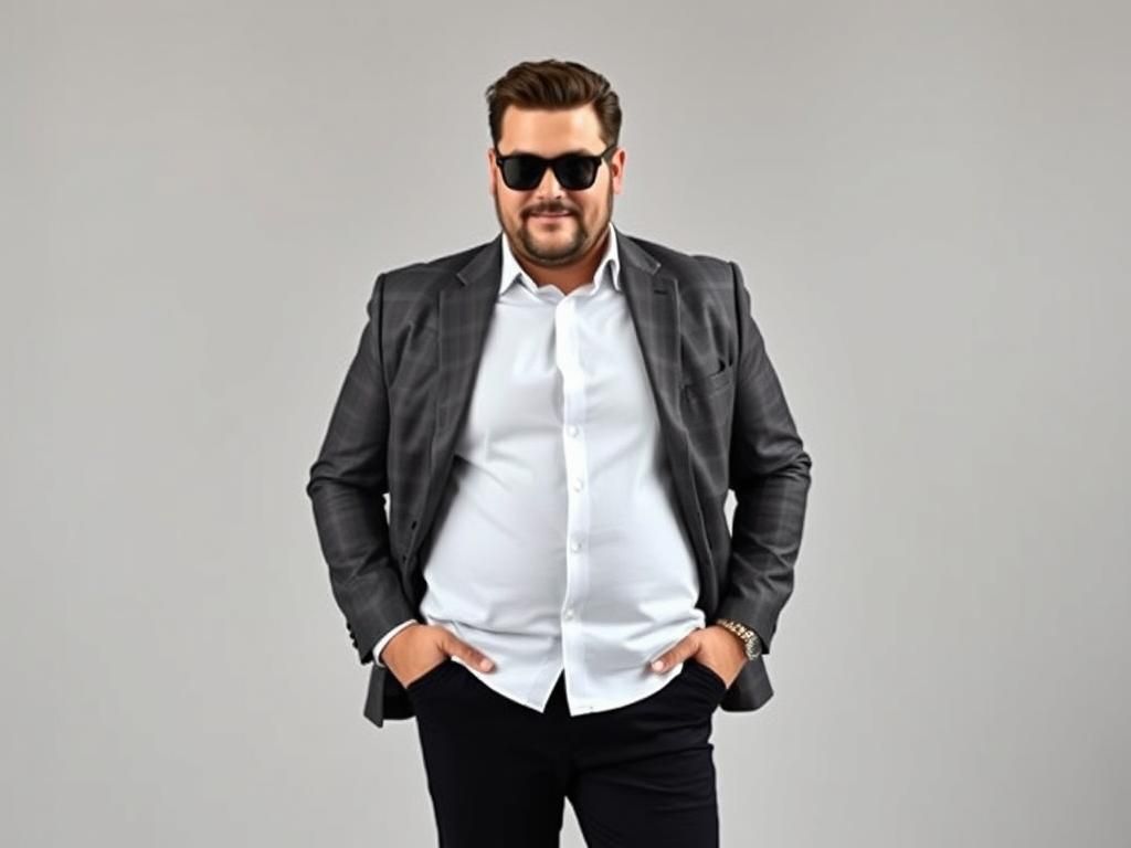 شلوار | استایل بهترین مدل لباس برای مردان چاق و شکمدار چیست؟