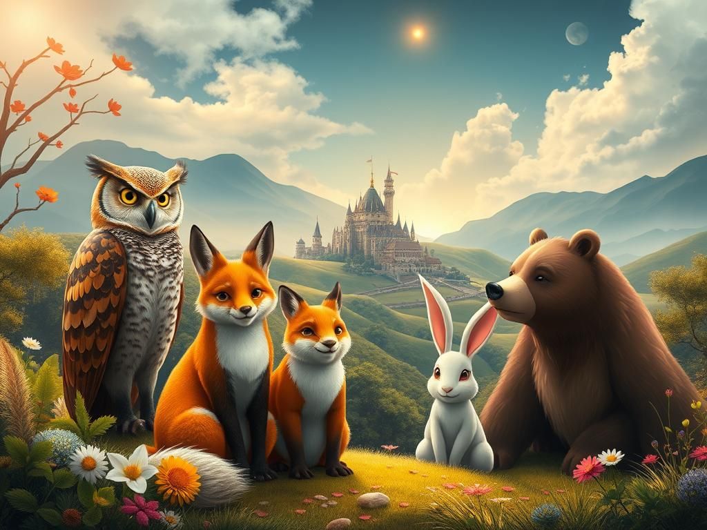 داستان‌های خارجی حیوانات سخنگو برای بچه‌ها