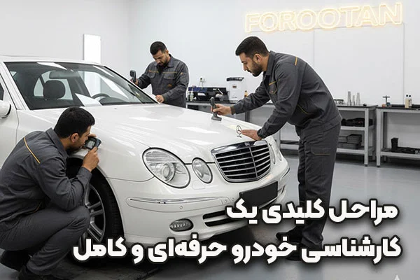 مراحل کارشناسی خودرو