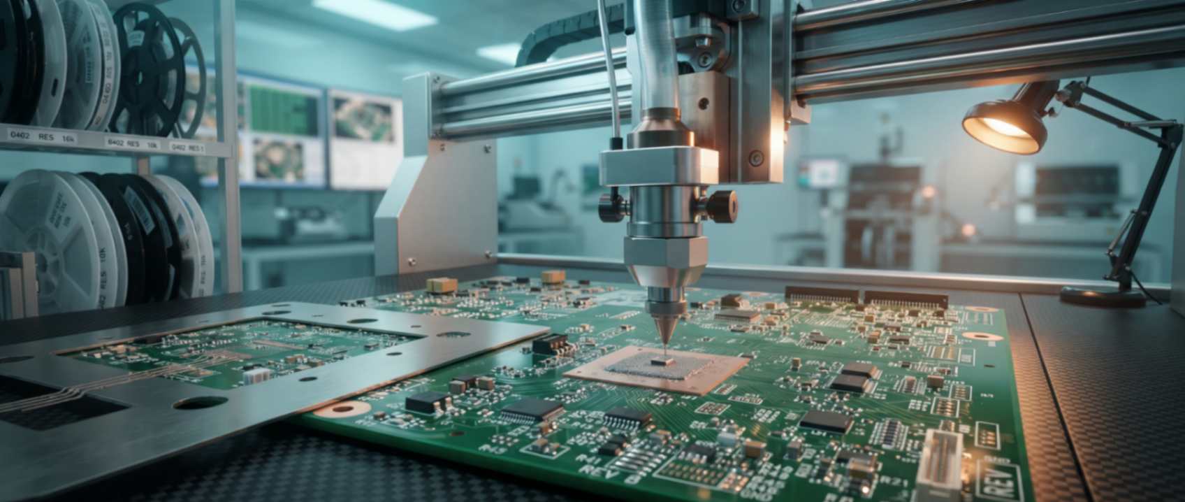 مونتاژ pcb با قطعات اورجینال و تست نهایی